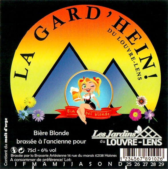 Etiquette BRASSERIE ARTESIENNE 203