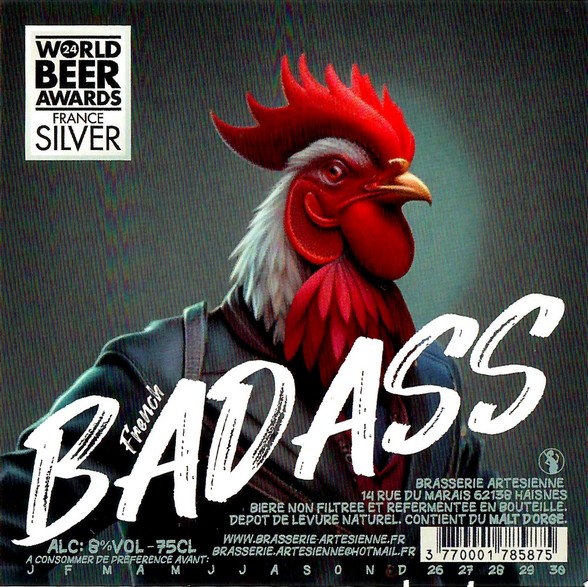 Etiquette BRASSERIE ARTESIENNE 221