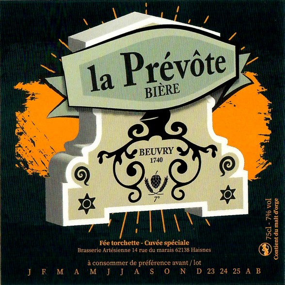 Etiquette BRASSERIE ARTESIENNE 230