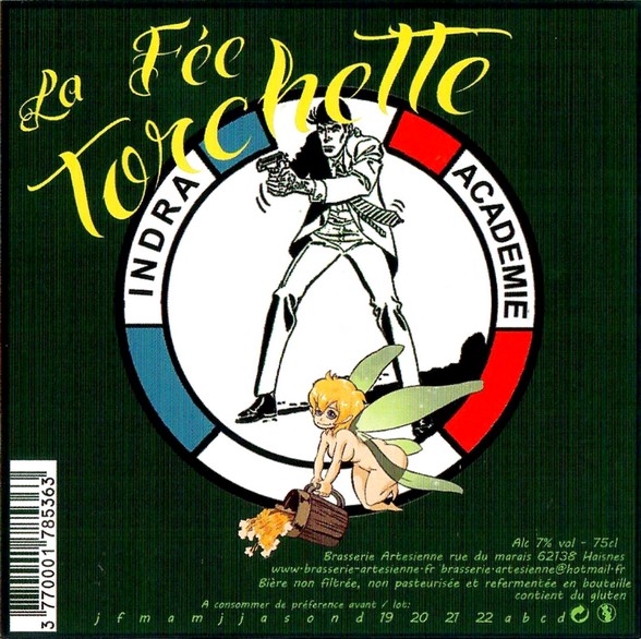 Etiquette BRASSERIE ARTESIENNE 268