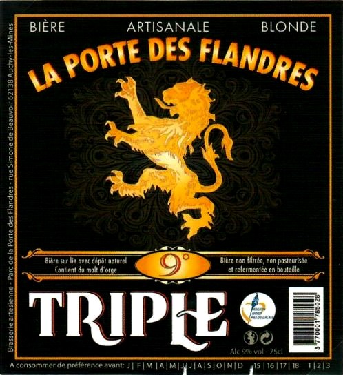 etiquette BRASSERIE ARTESIENNE 55