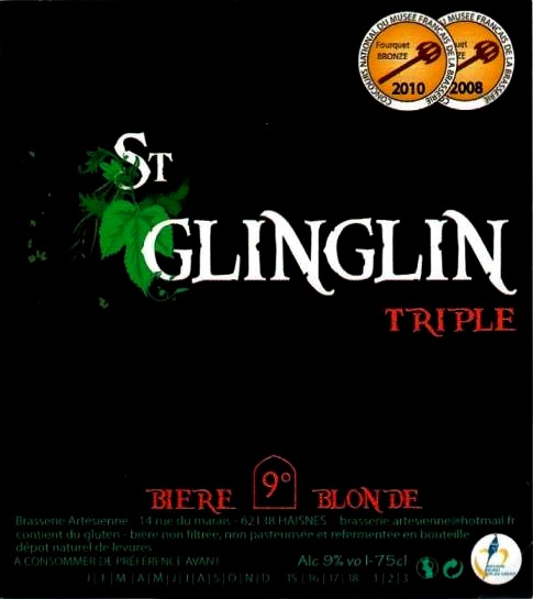 etiquette BRASSERIE ARTESIENNE 59