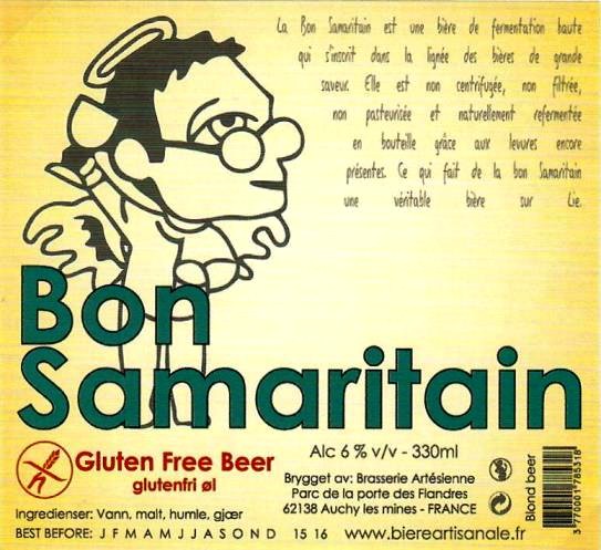 etiquette BRASSERIE ARTESIENNE 75