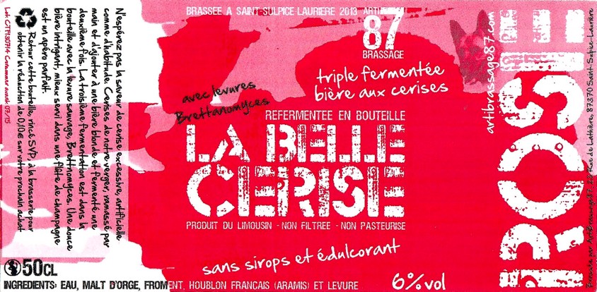 Etiquette BRASSERIE ARTIBRASSAGE 87 08