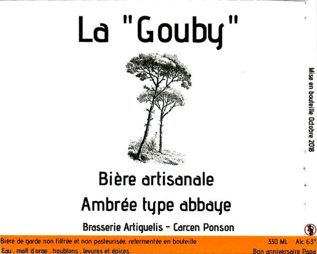 etiquette  BRASSERIE ARTIGUELIS 05