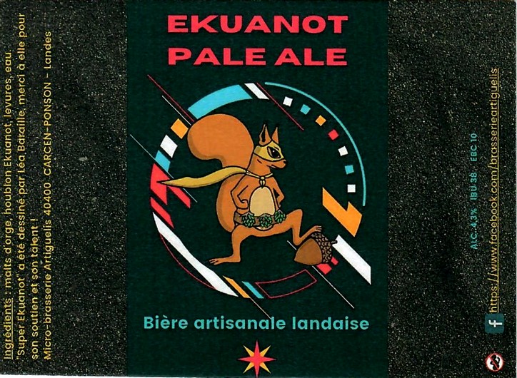 etiquette BRASSERIE ARTIGUELIS 15