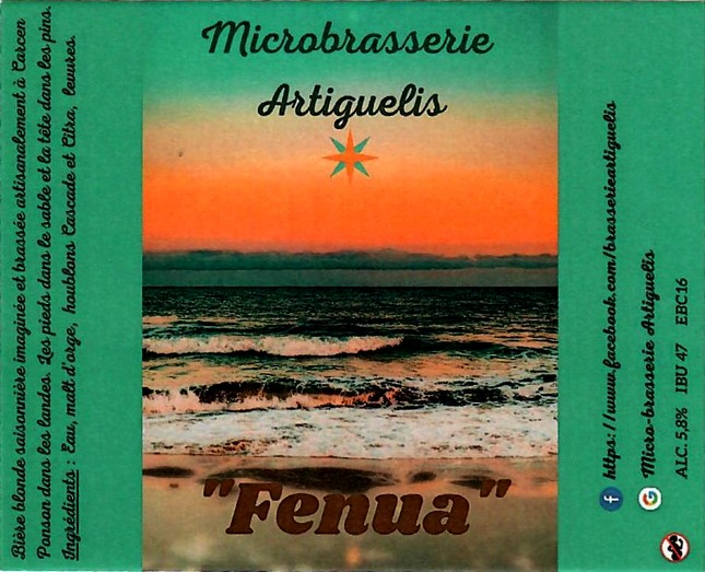 etiquette BRASSERIE ARTIGUELIS 17