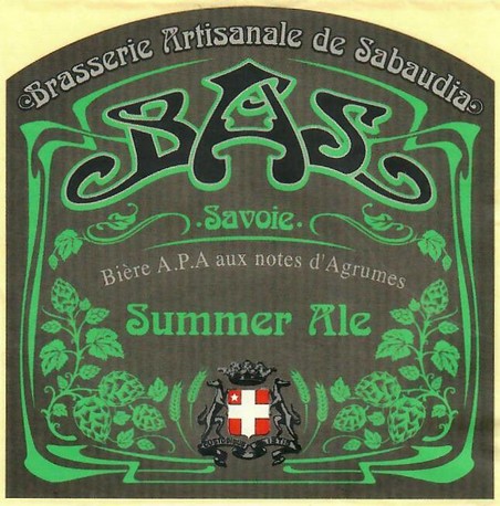 Etiquette BRASSERIE ARTISANALE DE SABAUDIA 01