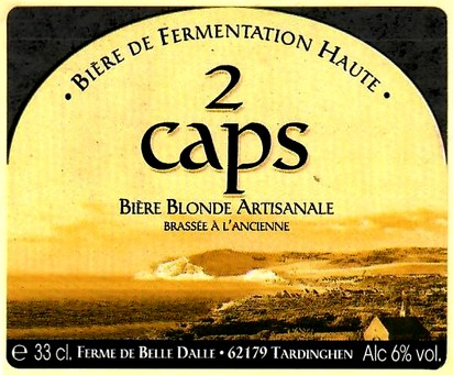 etiquette BRASSERIE ARTISANALE DES 2 CAPS 08