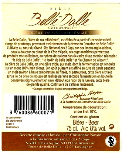 etiquette BRASSERIE ARTISANALE DES 2 CAPS 24