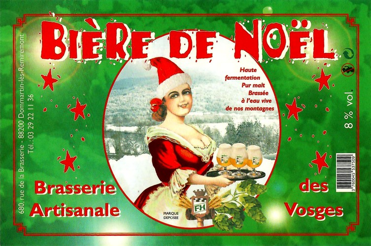 Etiquette BRASSERIE ARTISANALE DES VOSGES 09