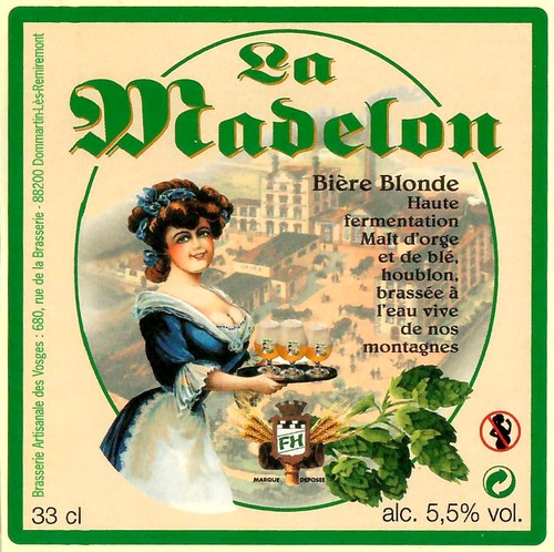 Etiquette BRASSERIE ARTISANALE DES VOSGES 22