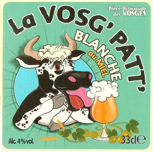 Etiquette BRASSERIE ARTISANALE DES VOSGES 38