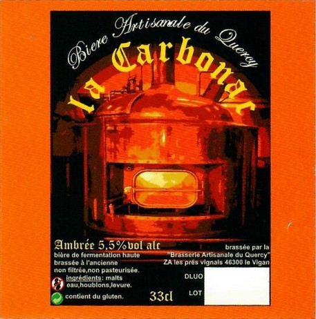 etiquette BRASSERIE ARTISANALE DU QUERCY 02