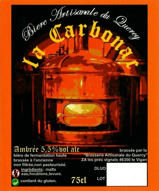 etiquette BRASSERIE ARTISANALE DU QUERCY 05