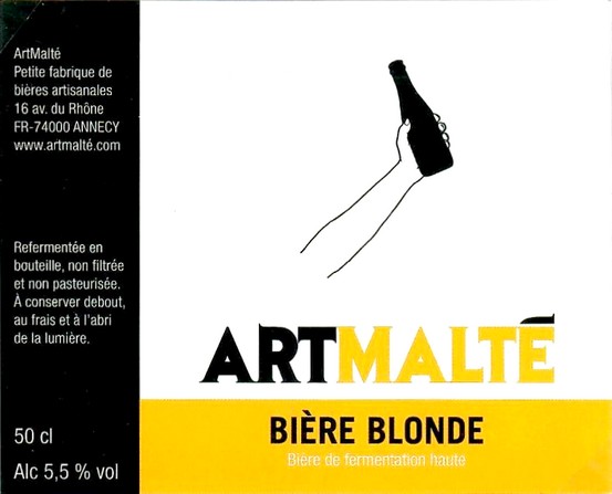 Etiquette BRASSERIE ARTMALTE 03