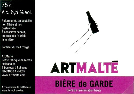 Etiquette BRASSERIE ARTMALTE 07