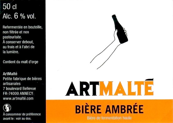 Etiquette BRASSERIE ARTMALTE 12