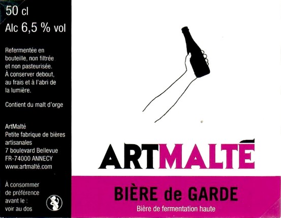 Etiquette BRASSERIE ARTMALTE 16