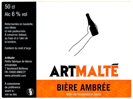Etiquette BRASSERIE ARTMALTE 19