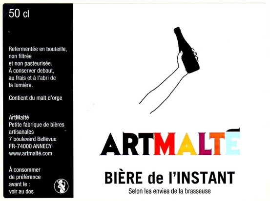 Etiquette BRASSERIE ARTMALTE 21