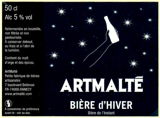 Etiquette BRASSERIE ARTMALTE 22
