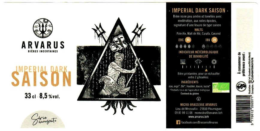 etiquette BRASSERIE ARVARUS 01