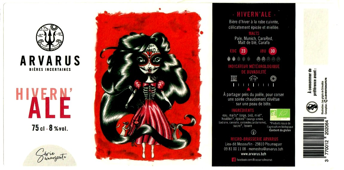 etiquette BRASSERIE ARVARUS 02