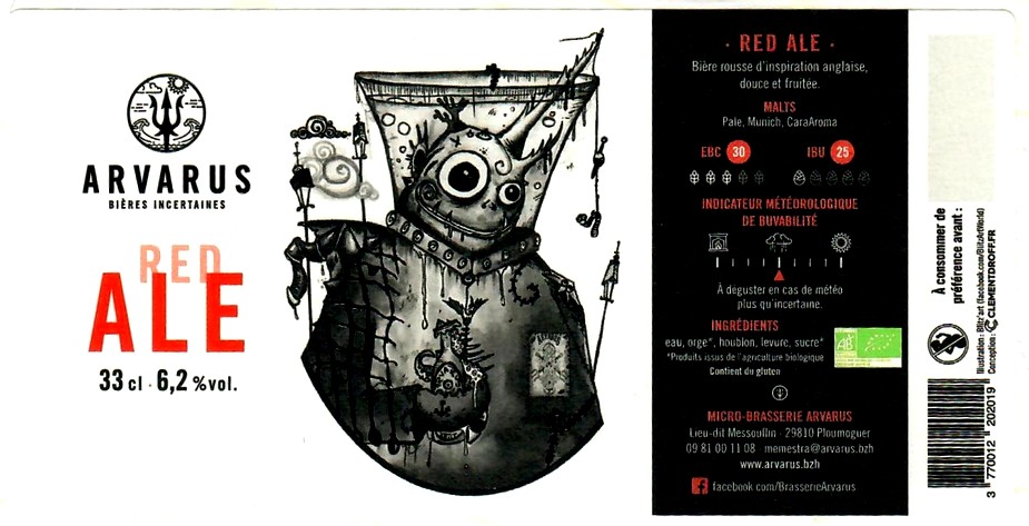 etiquette BRASSERIE ARVARUS 04