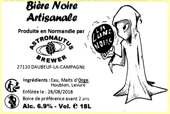 etiquette BRASSERIE ASTRONAUTUS BREWER 26