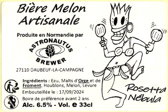 Etiquette BRASSERIE ASTRONAUTUS 47