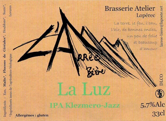 Etiquette BRASSERIE ATELIER 07