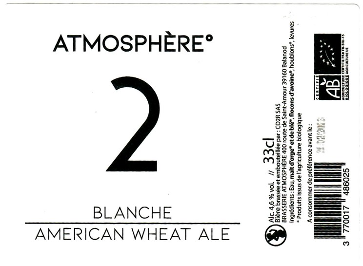 etiquette BRASSERIE ATMOSPHERE 02