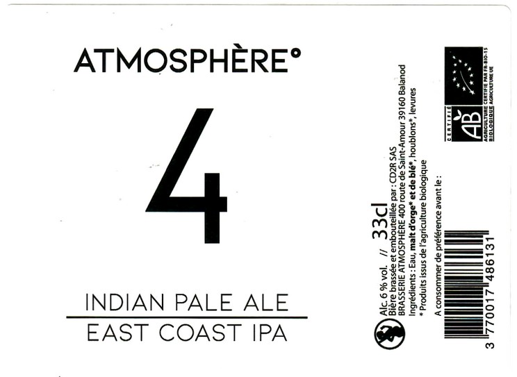 etiquette BRASSERIE ATMOSPHERE 04