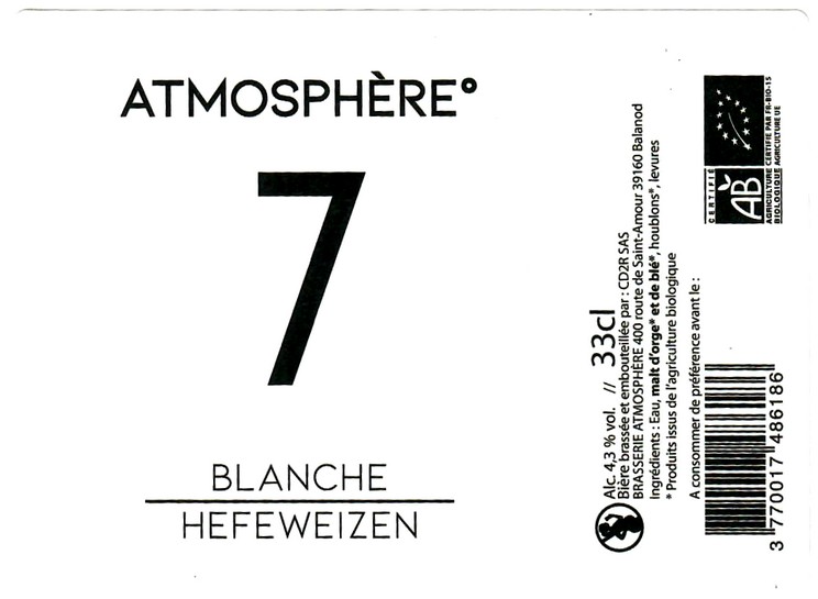 etiquette BRASSERIE ATMOSPHERE 07