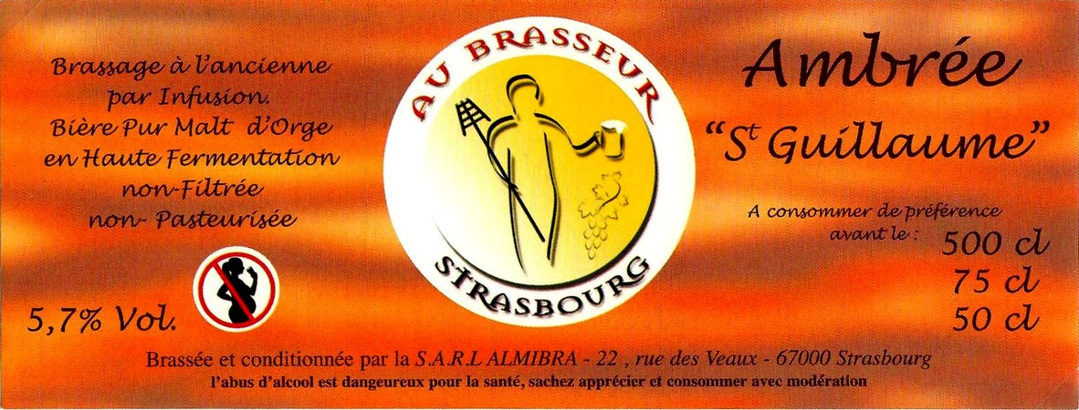 etiquette BRASSERIE AU BRASSEUR 01