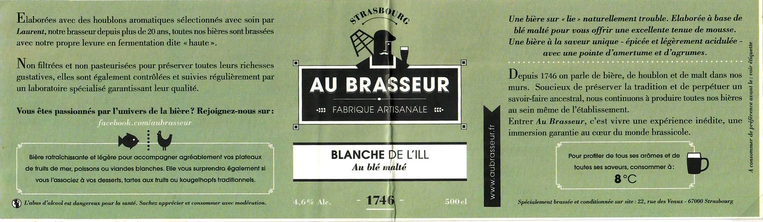 etiquette BRASSERIE AU BRASSEUR 09