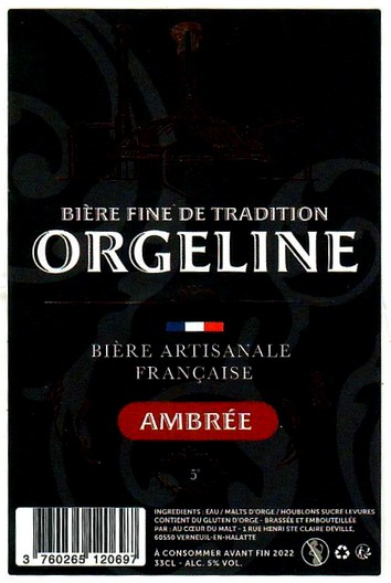 etiquette BRASSERIE AU COEUR DU MALT 07