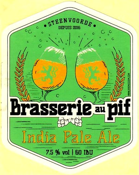 etiquette BRASSERIE AU PIF 01