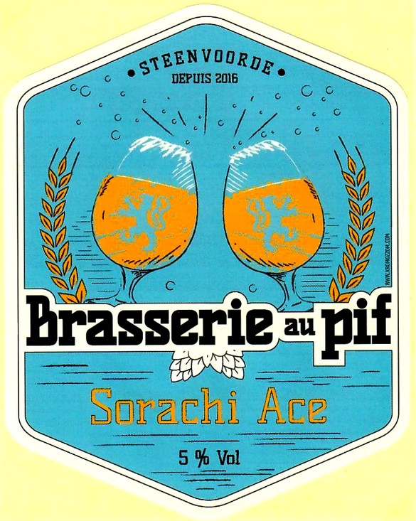 etiquette BRASSERIE AU PIF 06