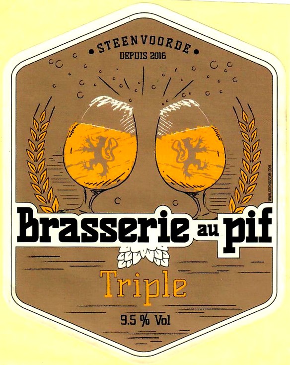 etiquette BRASSERIE AU PIF 07