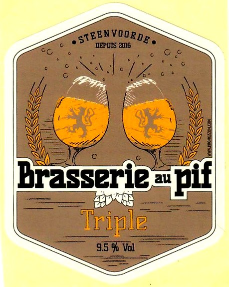 etiquette BRASSERIE AU PIF 08