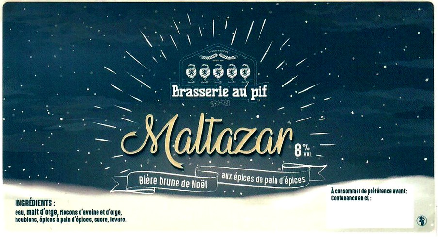 etiquette BRASSERIE AU PIF 09