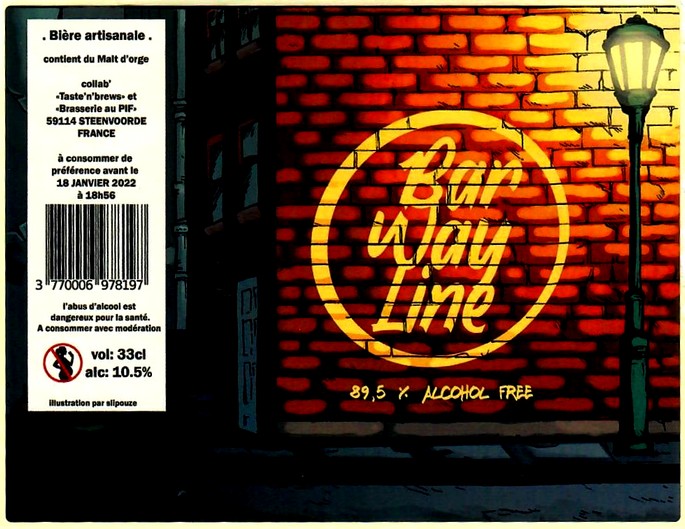 etiquette BRASSERIE AU PIF 24