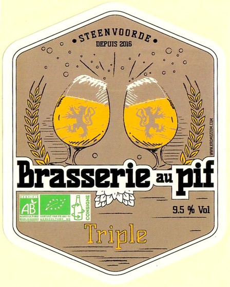 Etiquette BRASSERIE AU PIF 27