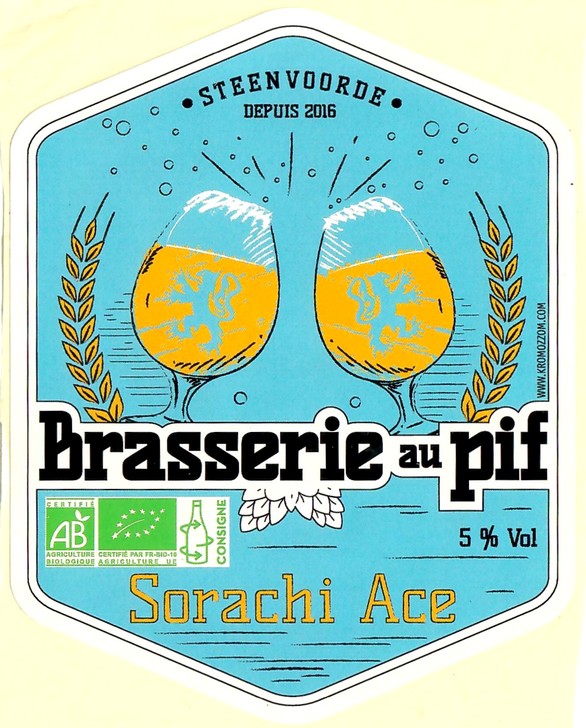 Etiquette BRASSERIE AU PIF 35