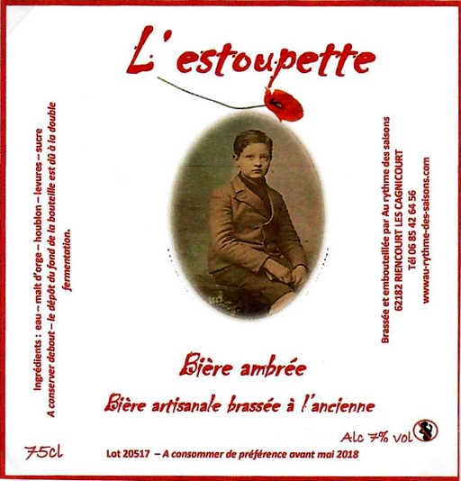 etiquette BRASSERIE AU RYTHME DES SAISONS 01