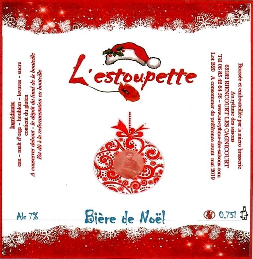 etiquette BRASSERIE AU RYTHME DES SAISONS 05