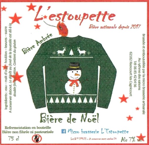 Etiquette BRASSERIE AU RYTHME DES SAISONS 11