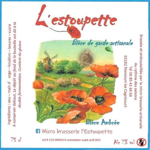 Etiquette BRASSERIE AU RYTHME DES SAISONS 26